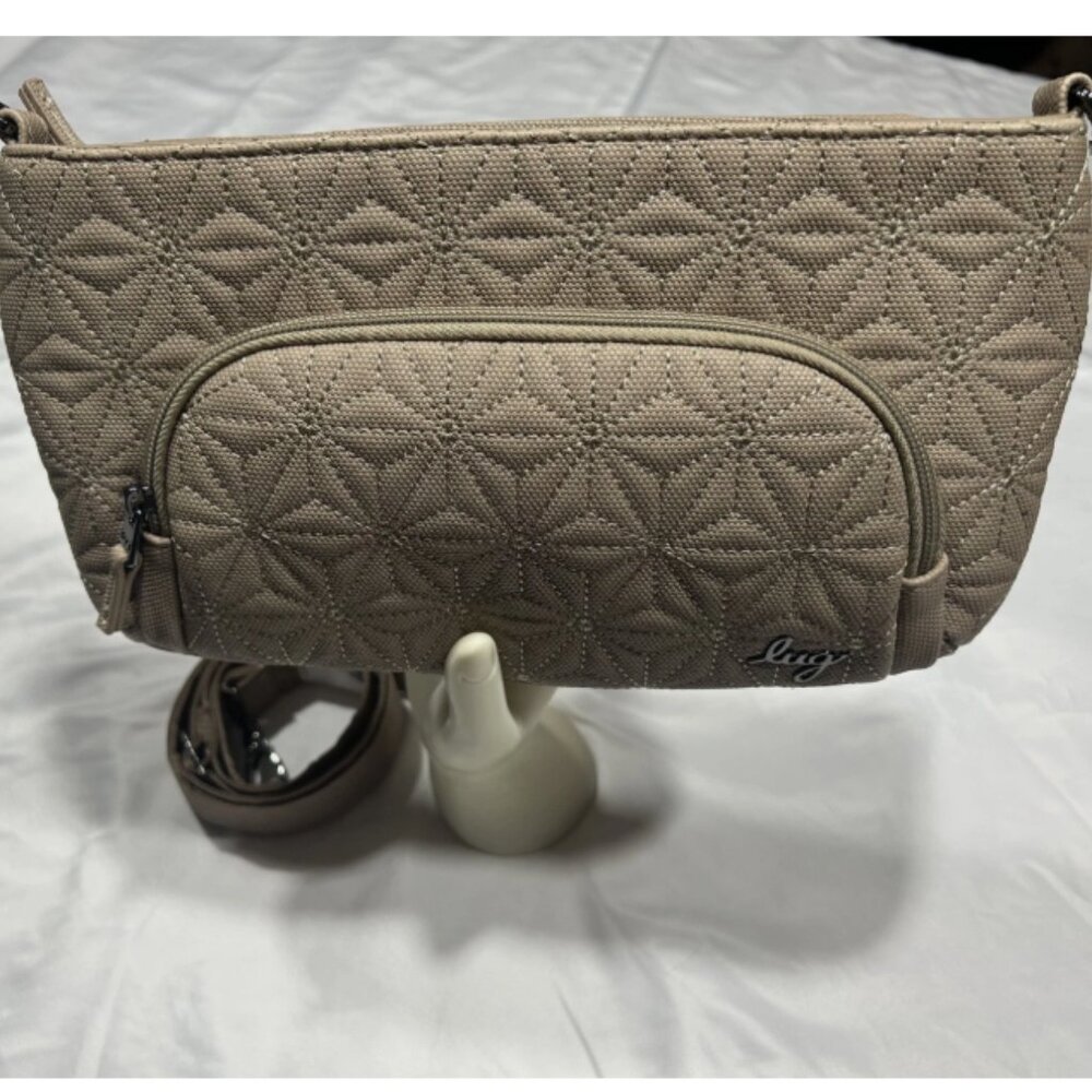 EUC Lug Flyer in Taupe with Crossbody Strap